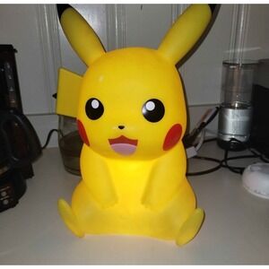 Pikachu Lamp Battery and/Or Cord Operated Works Great